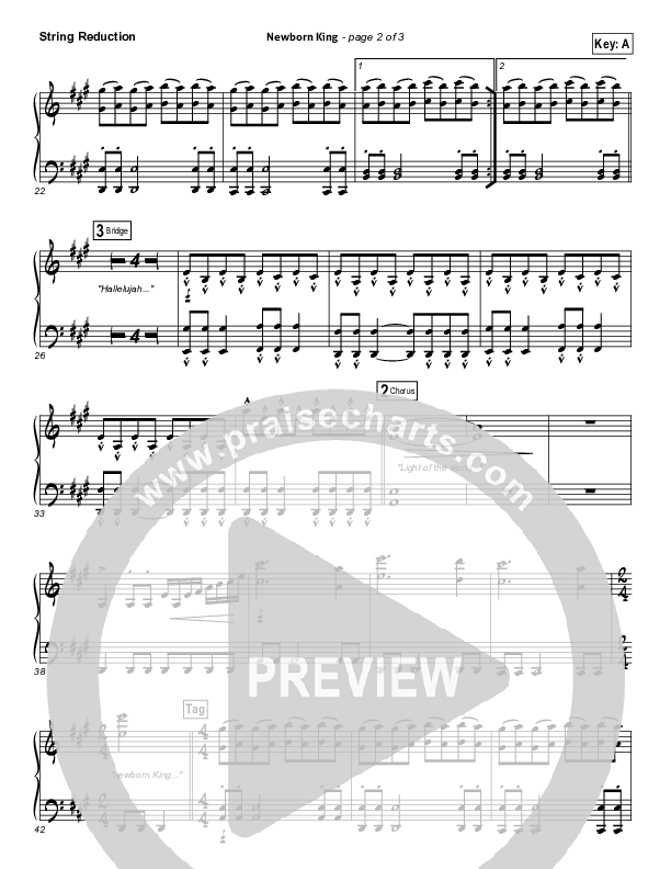 Newborn King String Pack (Worship Together)