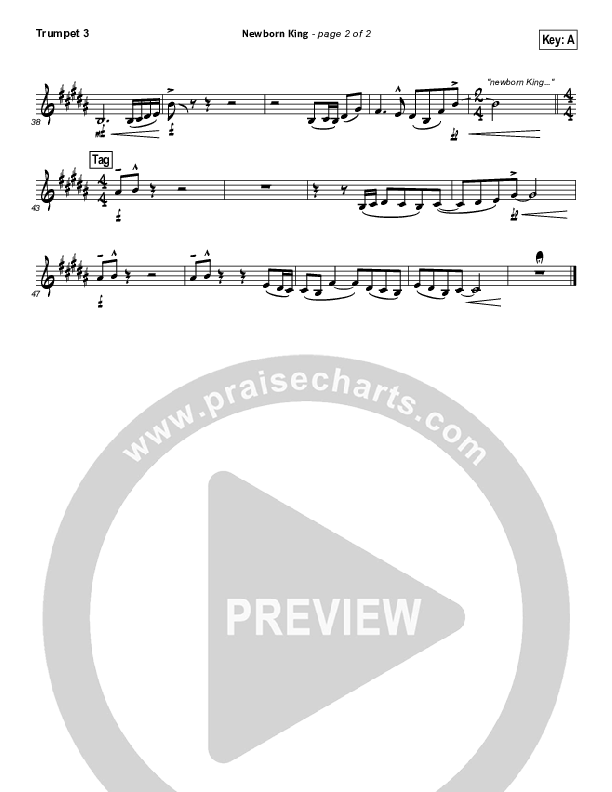 Newborn King Trumpet 3 (Worship Together)