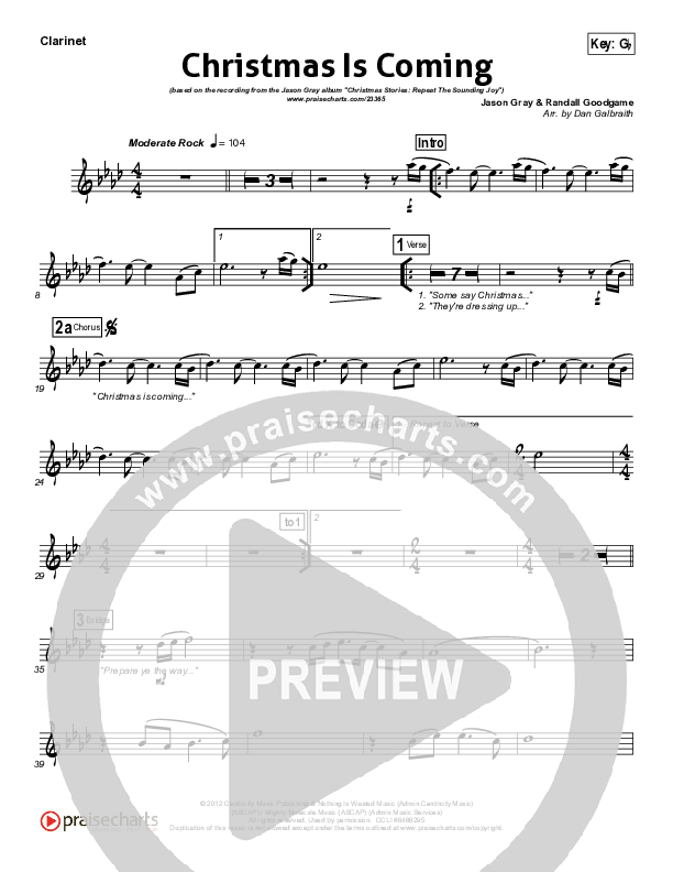 Christmas Is Coming Wind Pack (Jason Gray)