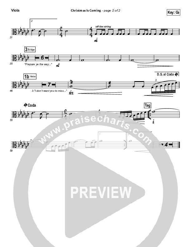 Christmas Is Coming Viola (Jason Gray)