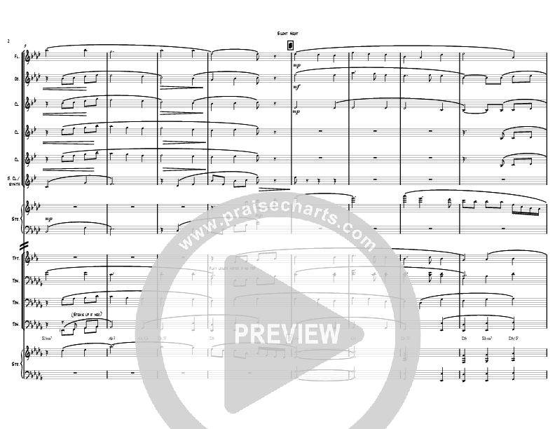 Silent Night Holy Night Conductor's Score (David Ayers)