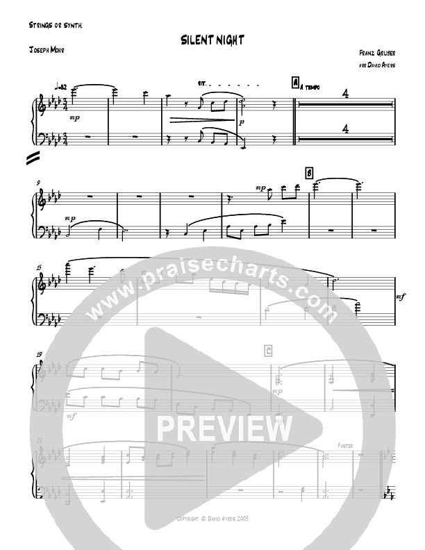 Silent Night Holy Night Synth (David Ayers)