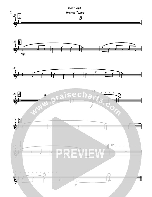 Silent Night Holy Night Trumpet (David Ayers)