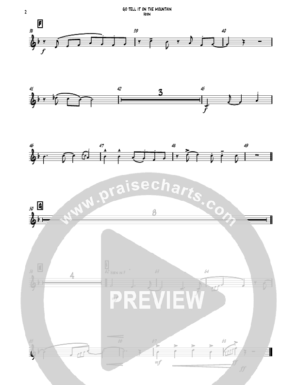 Go Tell It On The Mountain (Instrumental) French Horn (David Ayers)