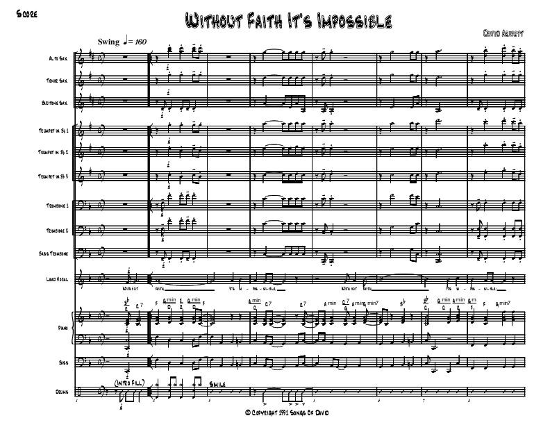 Without Faith It's Impossible Praise Band (David Arivett)