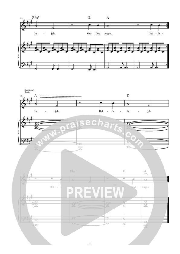 Hallelujah Lead & Piano (Hillsong Worship)