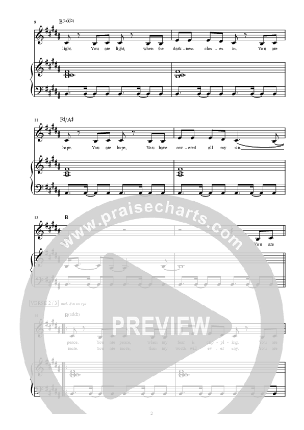 Forever Reign Lead & Piano (Hillsong Worship)