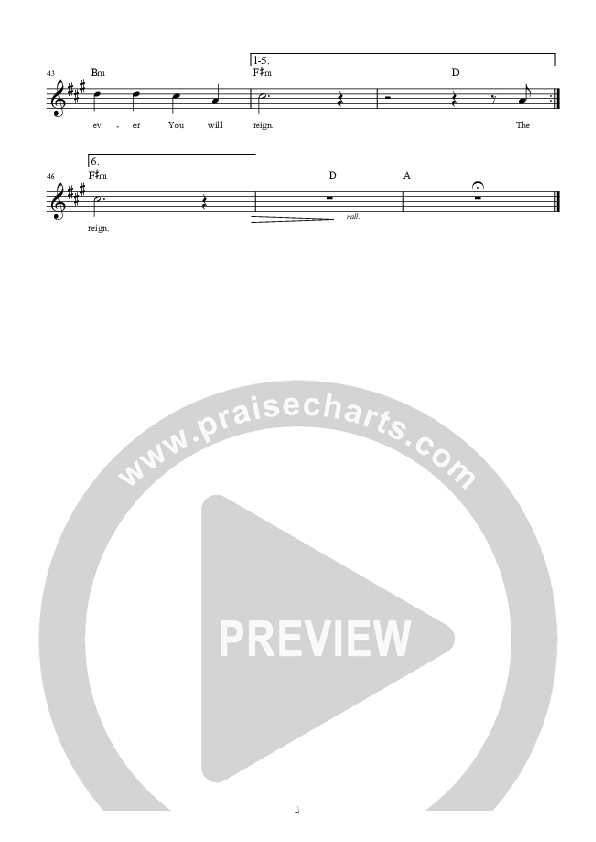 The Lost Are Found Lead Sheet (Hillsong Worship)