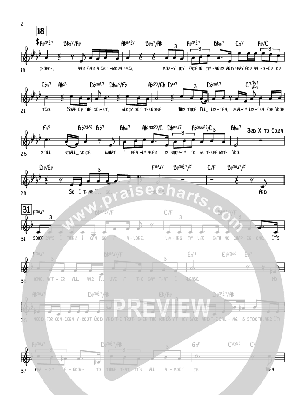 Church Lead Sheet (Robert Sterling)