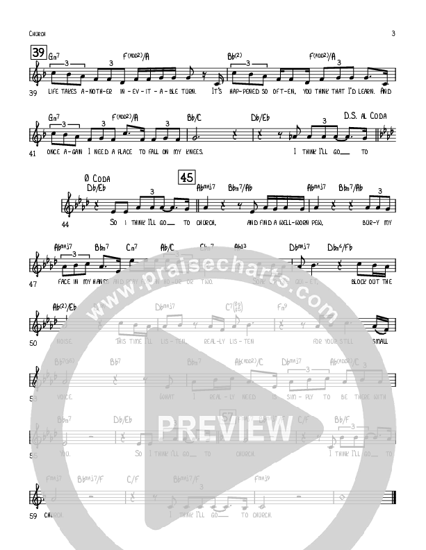 Church Lead Sheet (Robert Sterling)