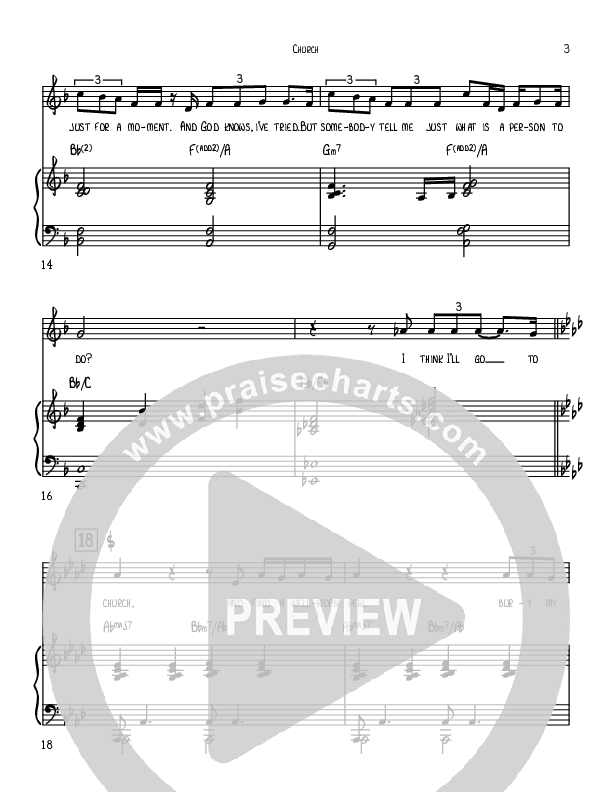 Church Piano/Vocal (Robert Sterling)