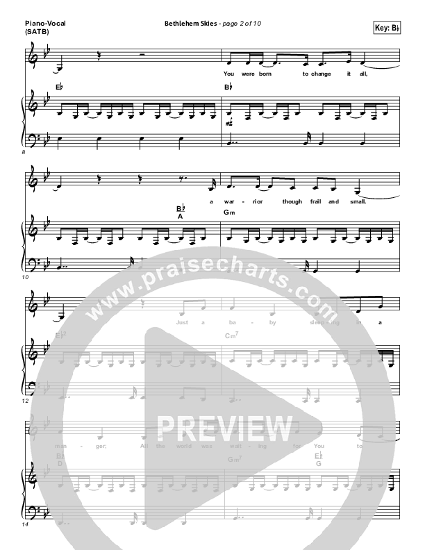 Bethlehem Skies Piano/Vocal & Lead (Dara Maclean)