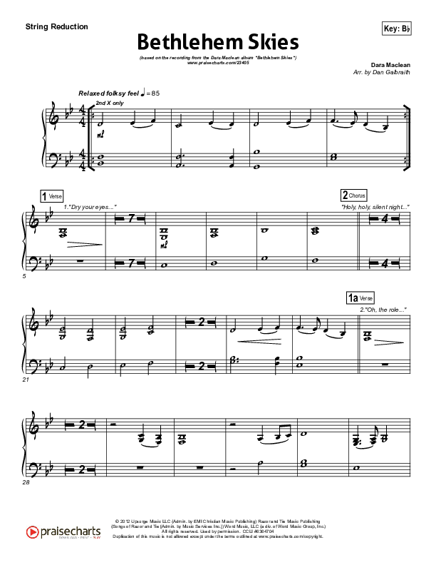 Bethlehem Skies Synth Strings (Dara Maclean)