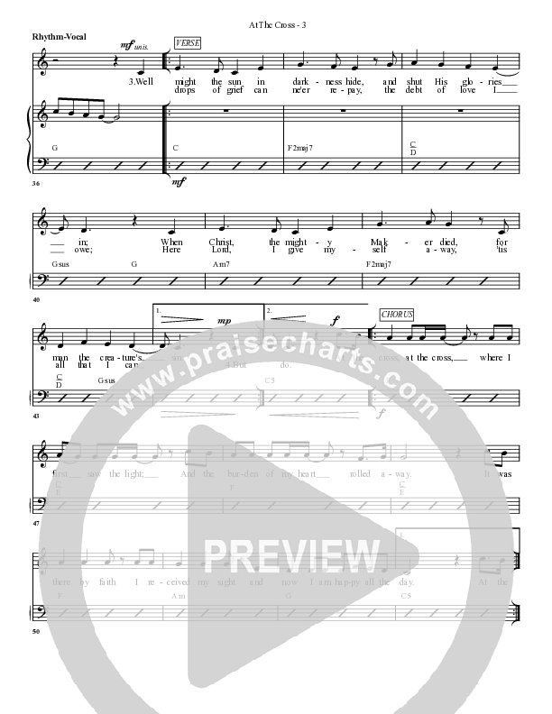 At The Cross Rhythm/Vocal (G3 Worship)