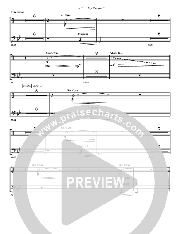 Be Thou My Vision Percussion (G3 Worship)