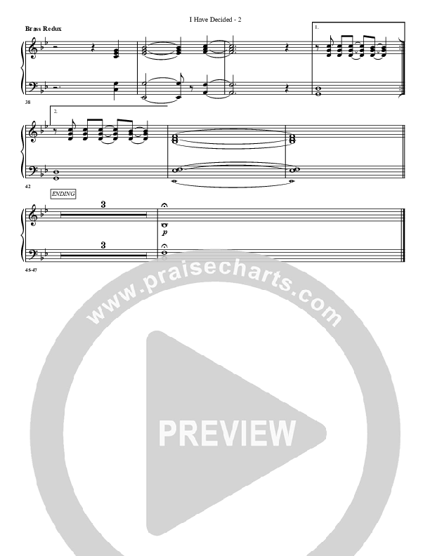 I Have Decided Alto Sax (G3 Worship)