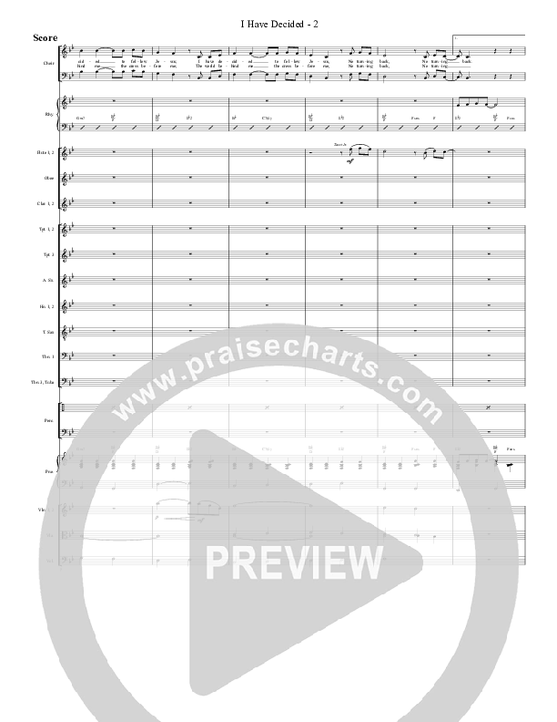 I Have Decided Orchestration (G3 Worship)