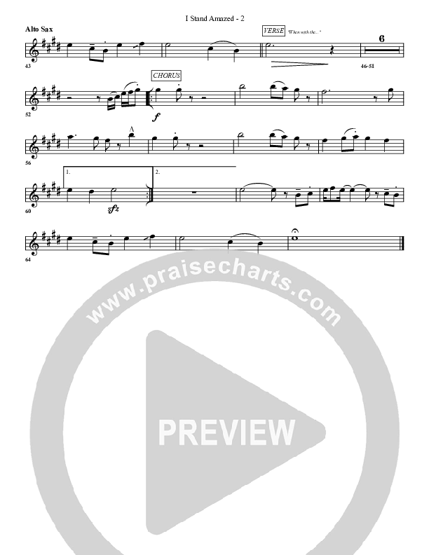 I Stand Amazed Alto Sax (G3 Worship)