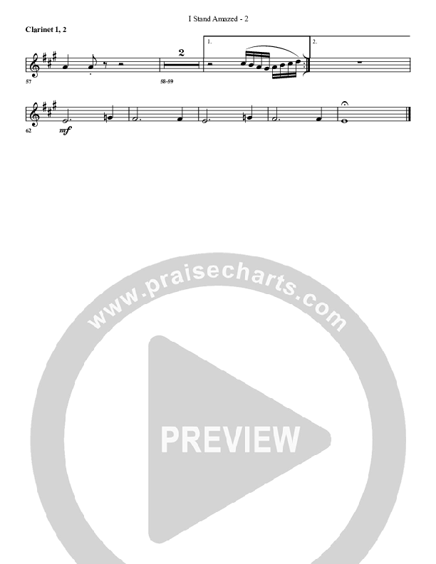 I Stand Amazed Clarinet (G3 Worship)