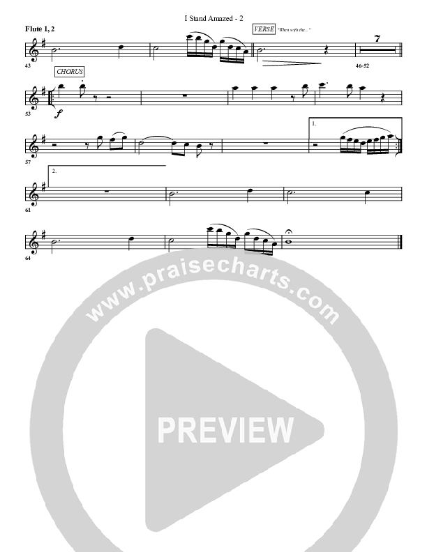 I Stand Amazed Flute (G3 Worship)