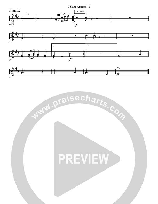 I Stand Amazed French Horn 1/2 (G3 Worship)