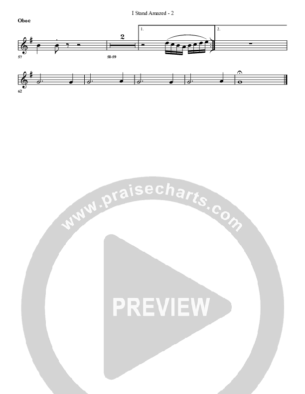 I Stand Amazed Oboe (G3 Worship)