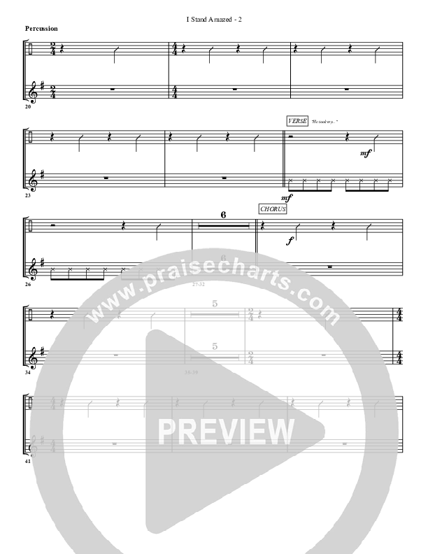 I Stand Amazed Percussion (G3 Worship)