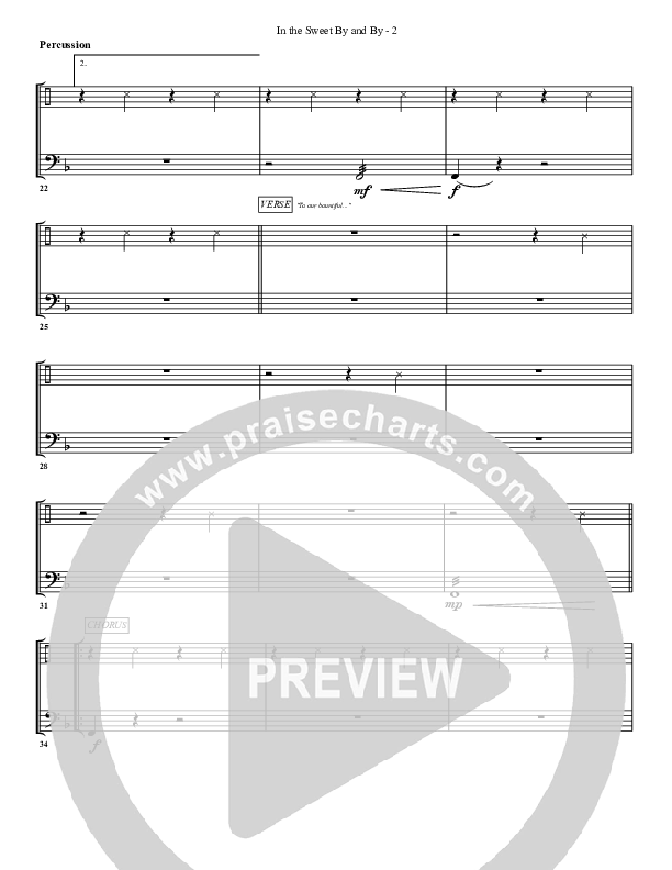 In The Sweet By And By Percussion (G3 Worship)