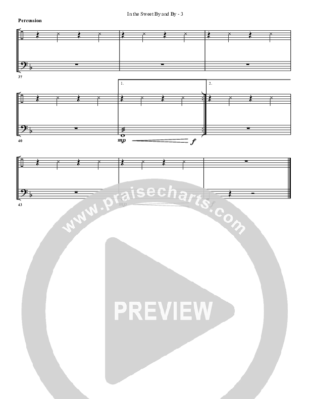 In The Sweet By And By Percussion (G3 Worship)