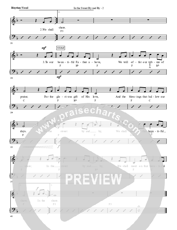 In The Sweet By And By Rhythm/Vocal (G3 Worship)