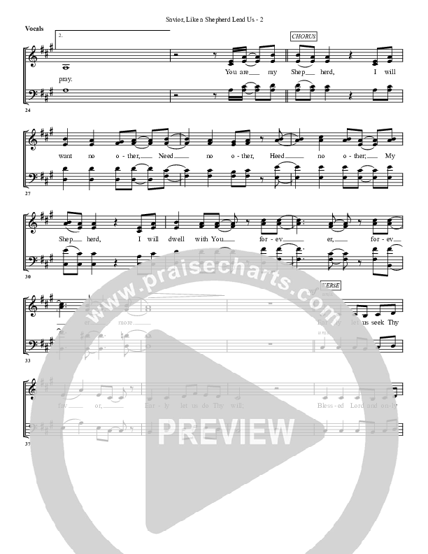 Savior Like A Shepherd Lead Us Lead Sheet (G3 Worship)