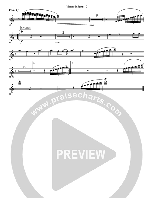 Victory In Jesus Flute (G3 Worship)