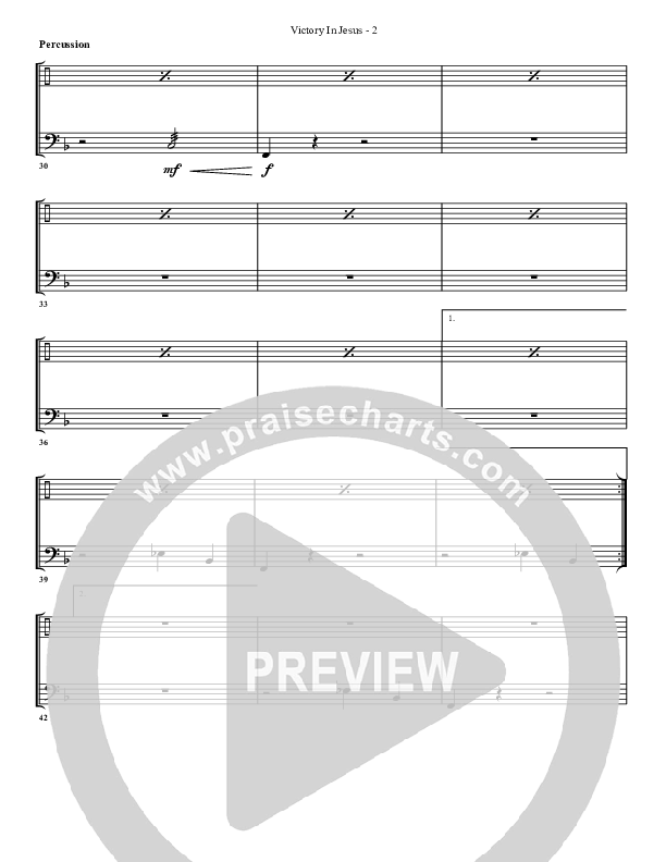 Victory In Jesus Percussion (G3 Worship)