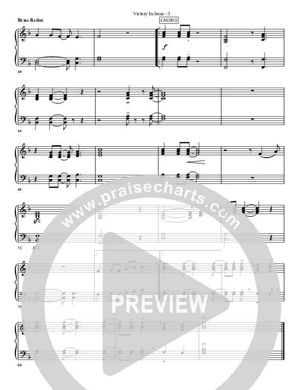 Victory In Jesus Synth Brass (G3 Worship)