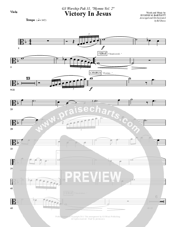 Victory In Jesus Viola (G3 Worship)