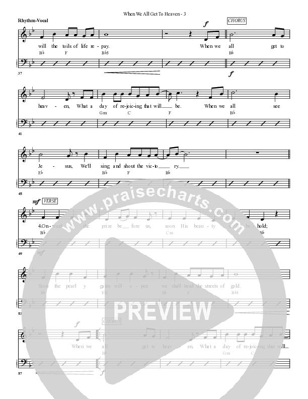 When We All Get To Heaven Rhythm/Vocal (G3 Worship)