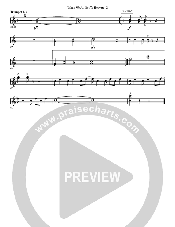 When We All Get To Heaven Trumpet 1,2 (G3 Worship)