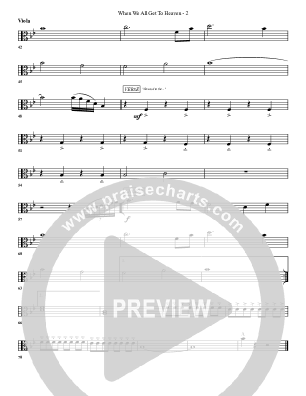 When We All Get To Heaven Viola (G3 Worship)