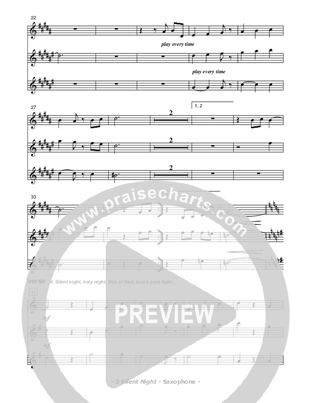 Silent Night Saxophone (Don Chapman)