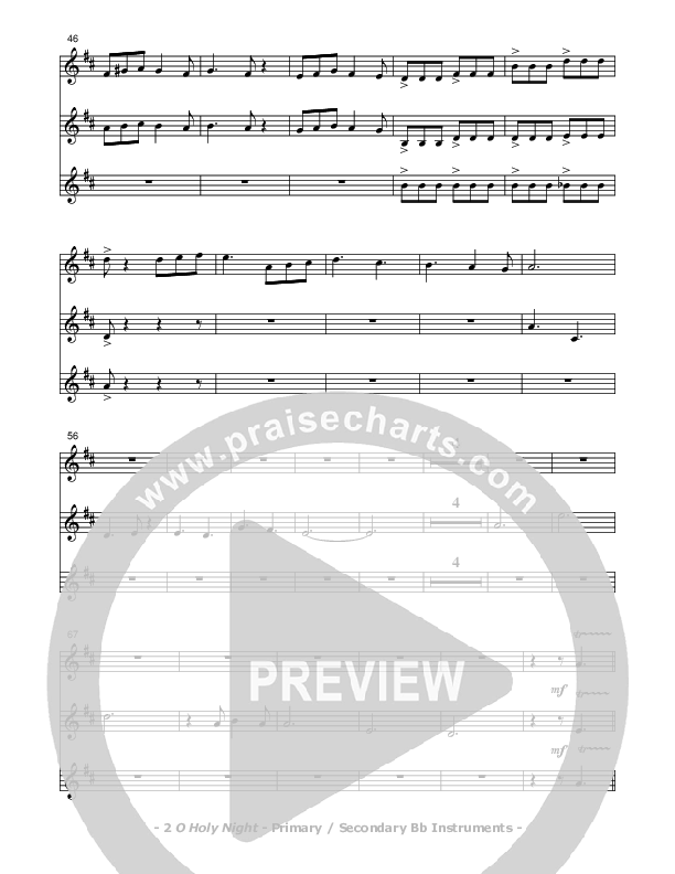 O Holy Night Bb Instruments (Don Chapman)