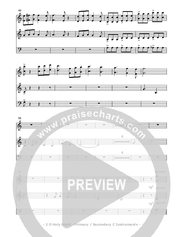 O Holy Night C Instruments (Don Chapman)