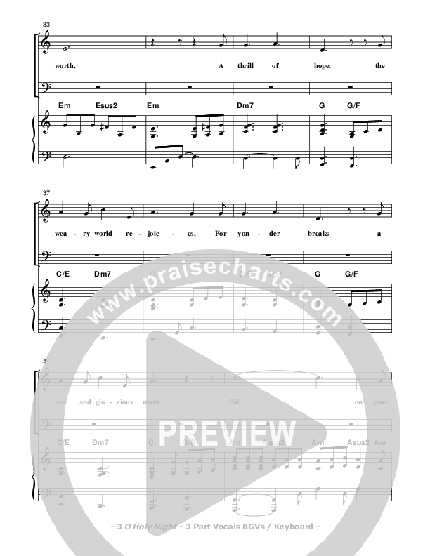 O Holy Night Piano/Vocal (SAT) (Don Chapman)