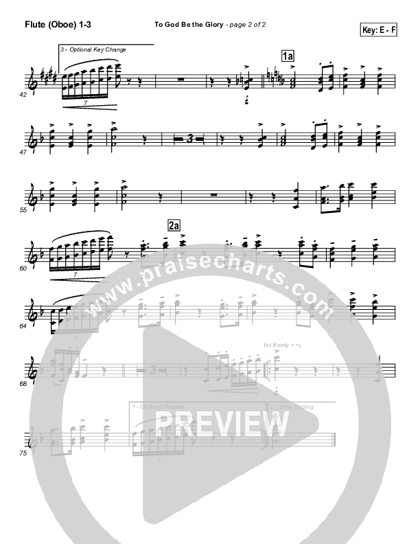 To God Be The Glory Wind Pack (Traditional Hymn / PraiseCharts)