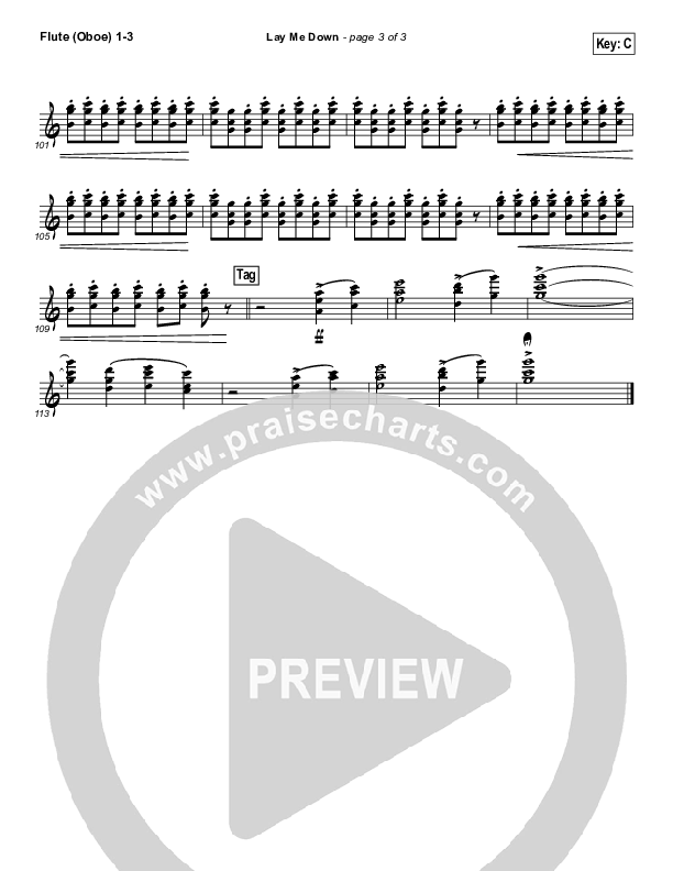 Lay Me Down Wind Pack (Chris Tomlin)