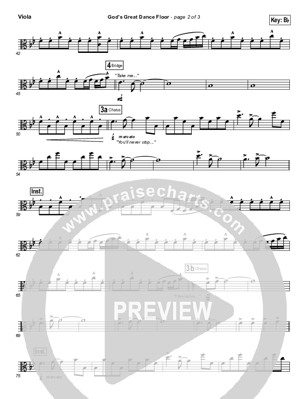 God's Great Dance Floor Viola (Chris Tomlin / Passion)