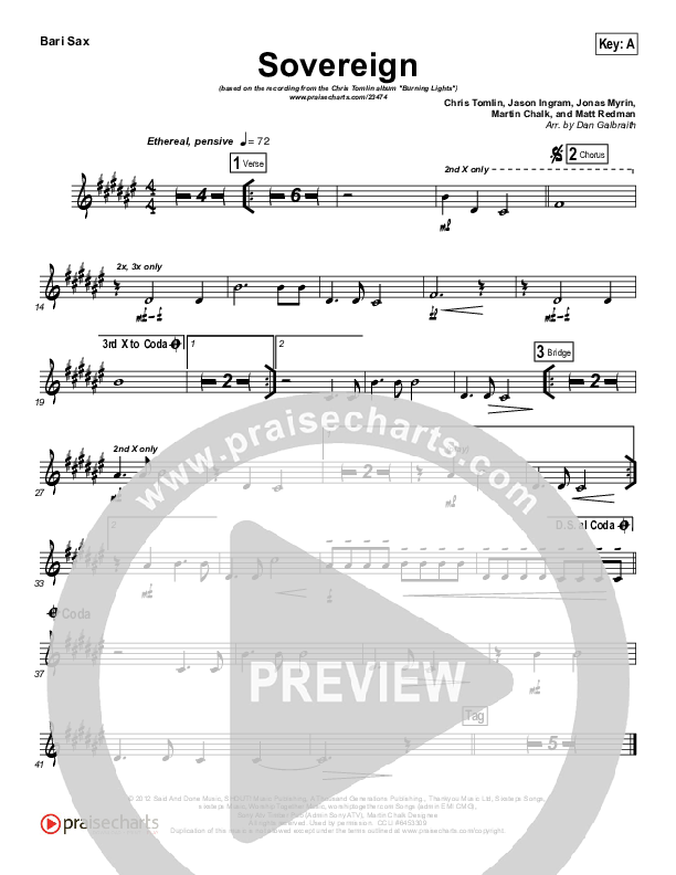 Sovereign Bari Sax (Chris Tomlin)