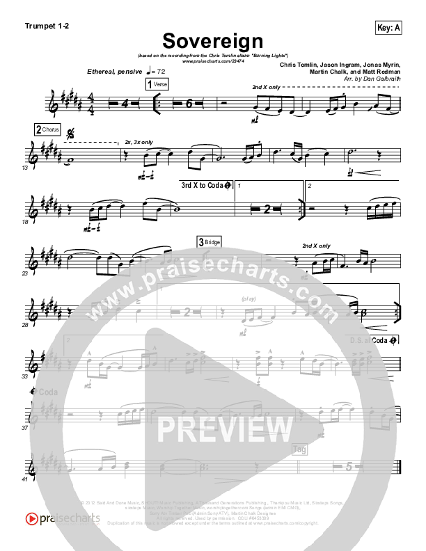 Sovereign Trumpet 1,2 (Chris Tomlin)