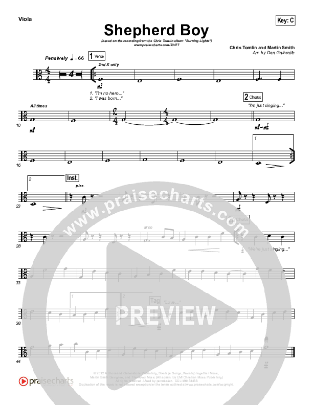 Shepherd Boy Viola (Chris Tomlin)