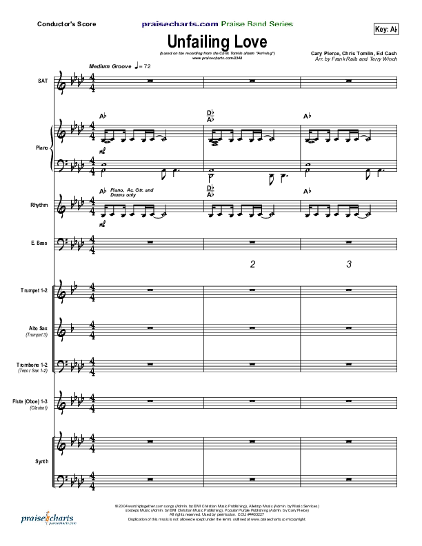 Unfailing Love Praise Band (Chris Tomlin)