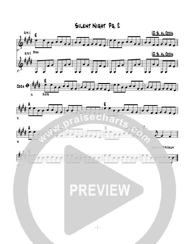 Silent Night Lead Sheet (Kyle Dillard / Lake Forest Church Band)